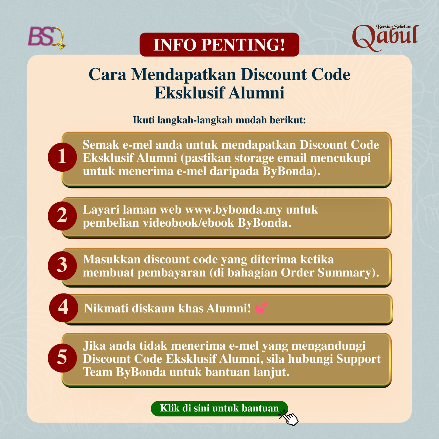4 IN 1 EBOOK “BERSIAP SEBELUM QABUL” JILID KELUARGA