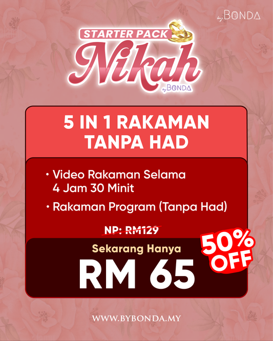 Rakaman : 5IN1 NIKAH STARTER PACK