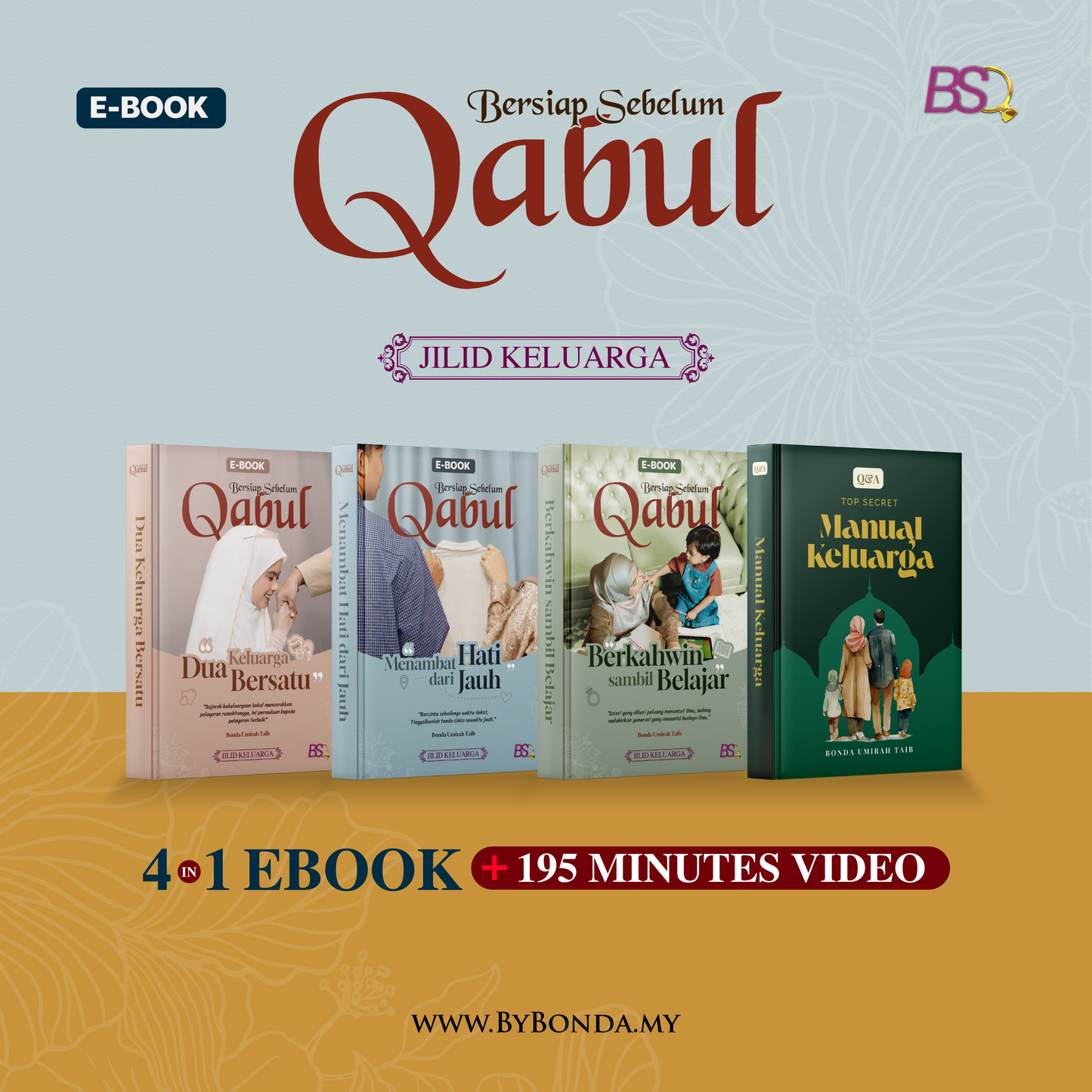 4 IN 1 EBOOK “BERSIAP SEBELUM QABUL” JILID KELUARGA