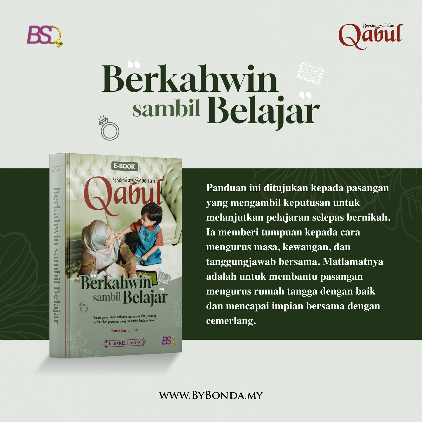 4 IN 1 EBOOK “BERSIAP SEBELUM QABUL” JILID KELUARGA