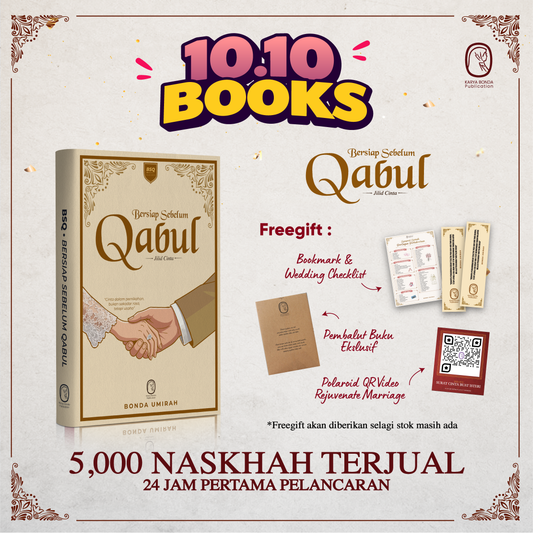 Bersiap Sebelum Qabul (Jilid Cinta) + Bookmarks Exclusive & Wedding Checklist + Video Marriage