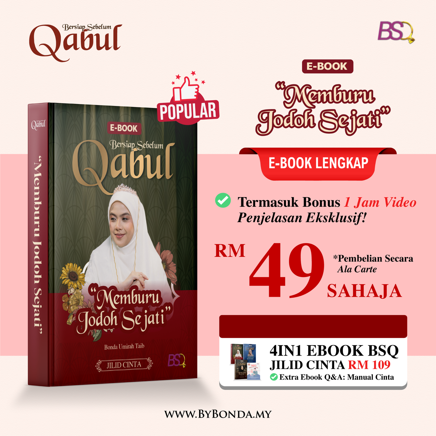 BSQ JILID CINTA ALA CARTE : "MEMBURU JODOH SEJATI"