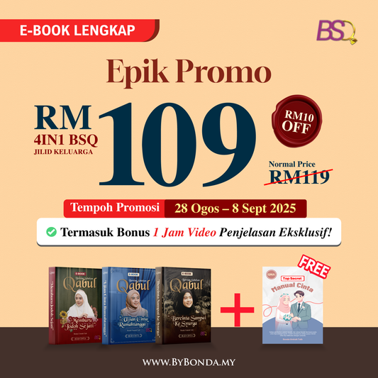 4 IN 1 EBOOK “BERSIAP SEBELUM QABUL” JILID CINTA