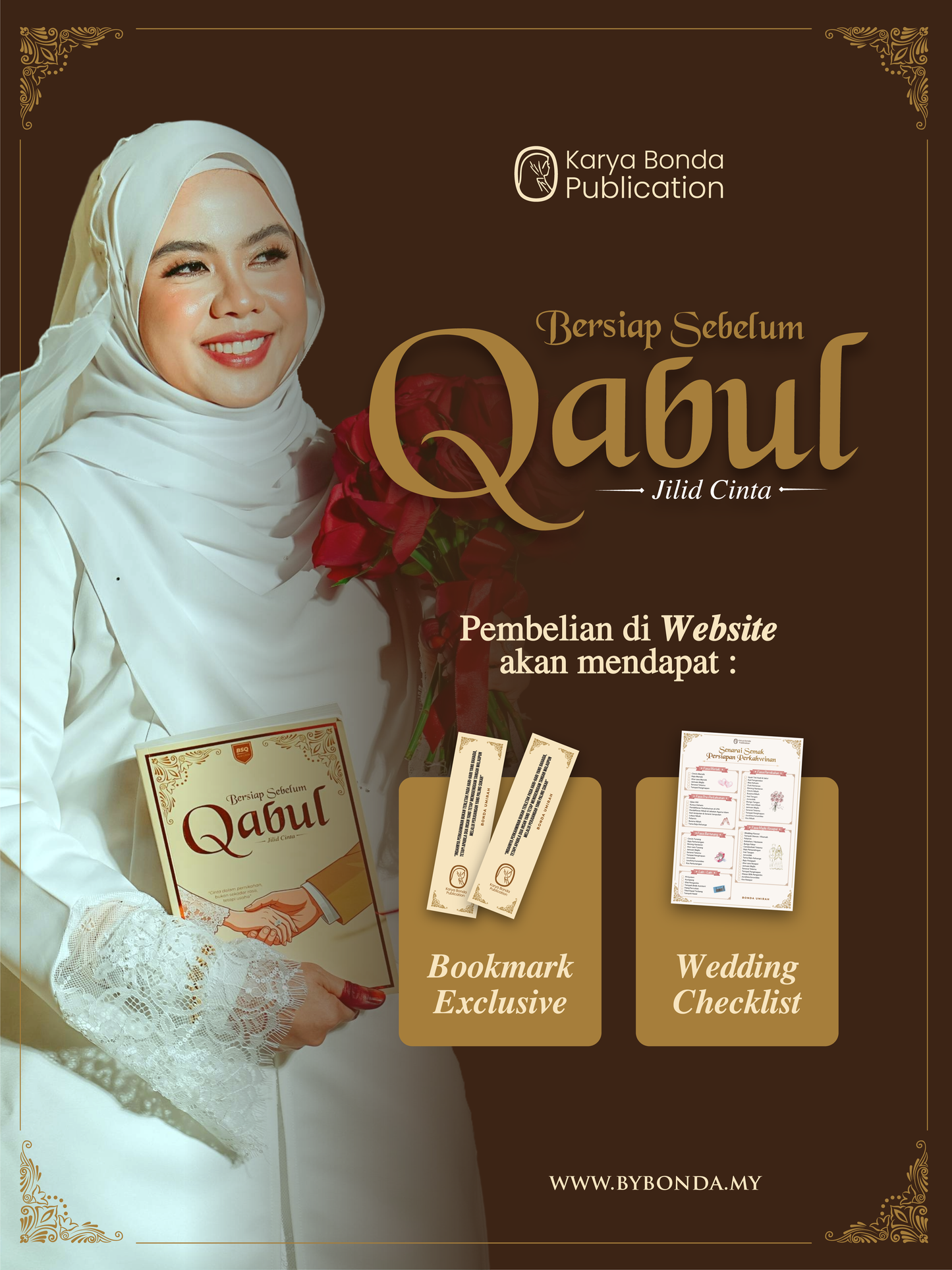 Bersiap Sebelum Qabul (Jilid Cinta) | bookmark + wedding checklist
