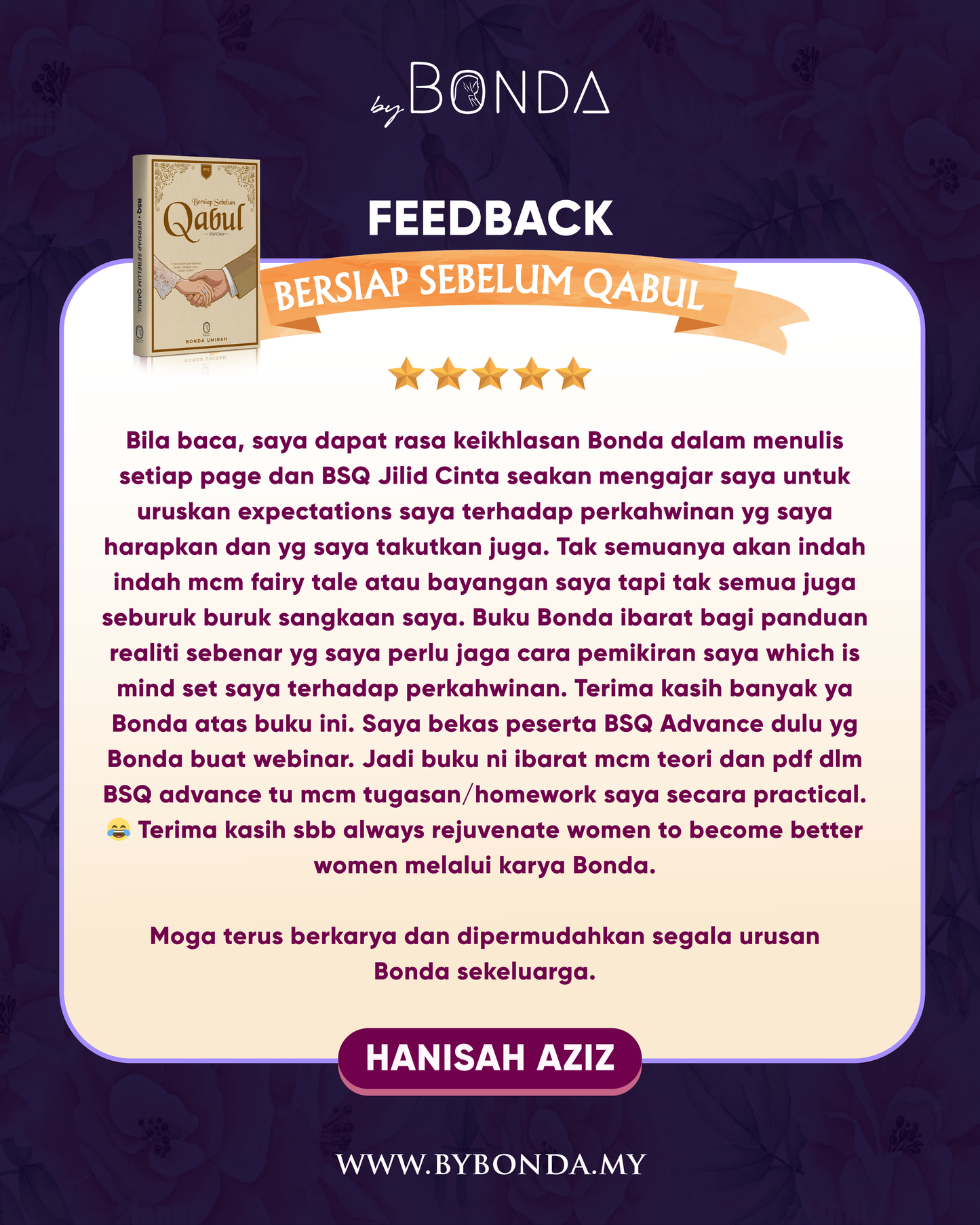 GRAND CLASS : NIKAH STARTER PACK 2.0 +  BSQ (EARLY BIRD)