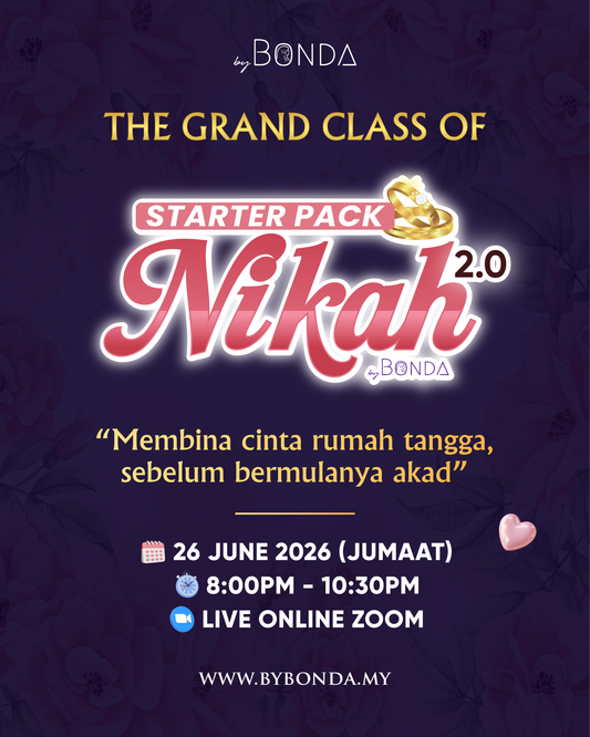 GRAND CLASS : NIKAH STARTER PACK 2.0 (EARLY BIRD)