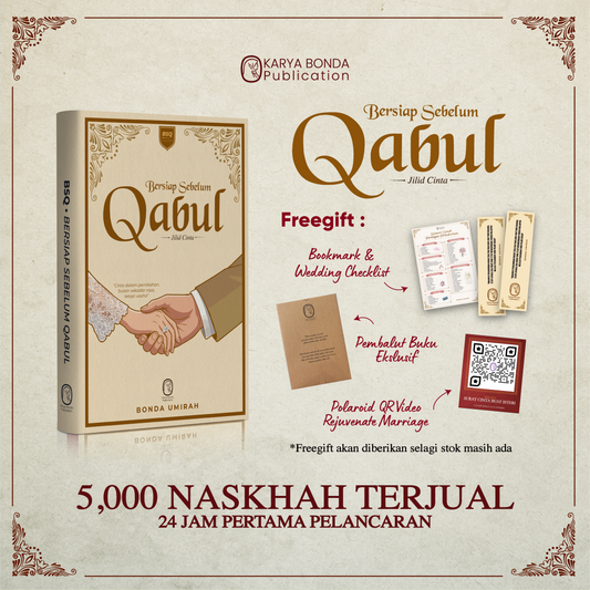 Bersiap Sebelum Qabul (Jilid Cinta) + Bookmarks Exclusive & Wedding Checklist + Video Marriage
