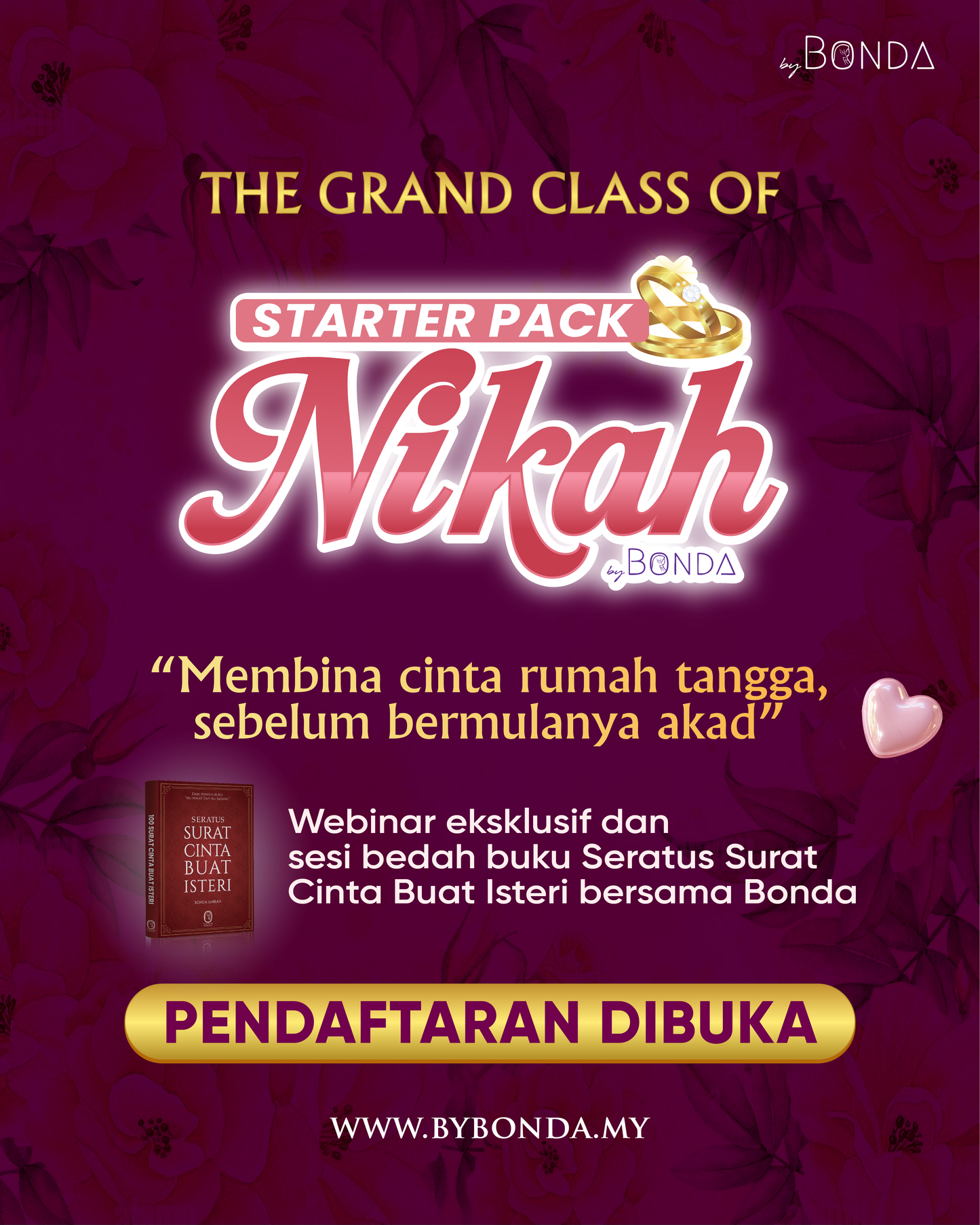 GRAND CLASS : NIKAH STARTER PACK (EARLY BIRD)