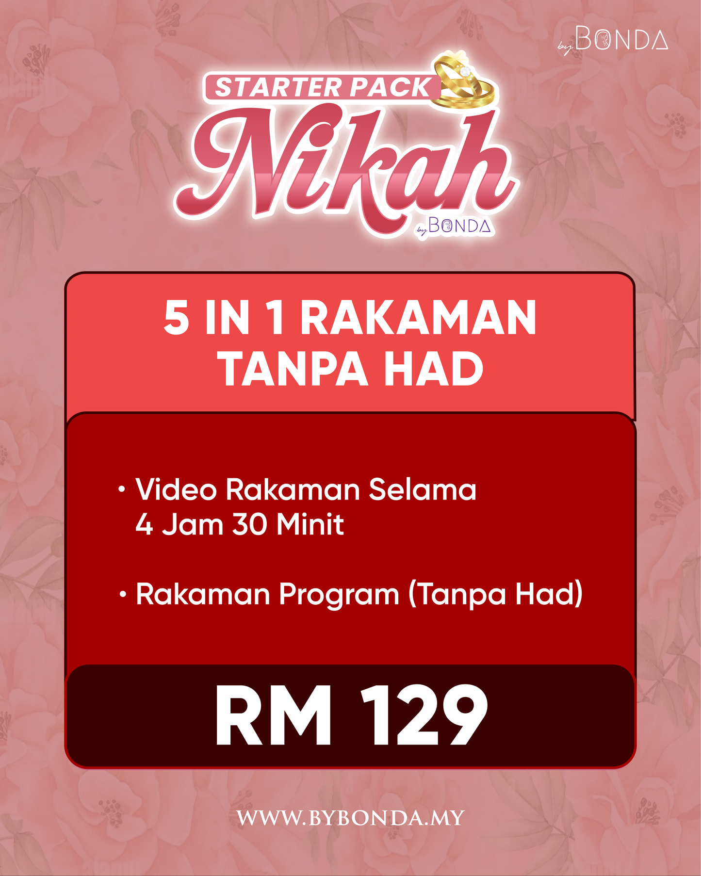 Rakaman : 5IN1 NIKAH STARTER PACK