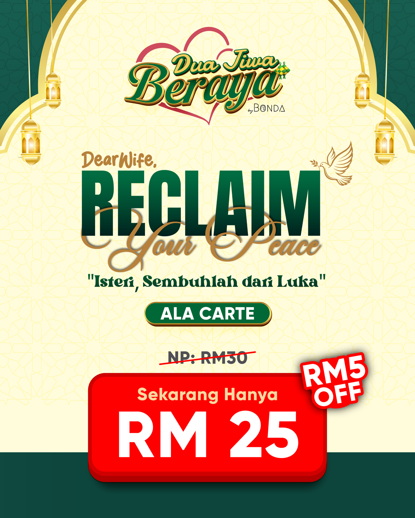 Rakaman : Reclaim Your Peace (Isteri, Sembuhlah dari Luka)